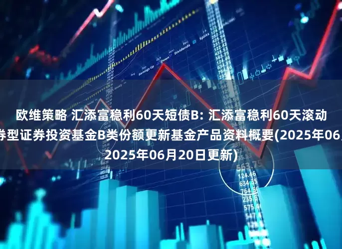 欧维策略 汇添富稳利60天短债B: 汇添富稳利60天滚动持有短债债券型证券投资基金B类份额更新基金产品资料概要(2025年06月20日更新)